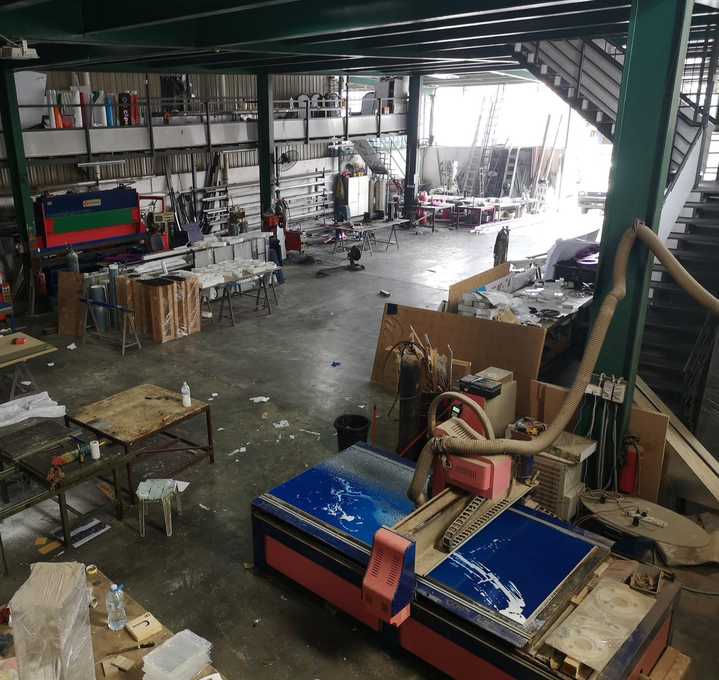 Production & Fabrication at Urban Sign